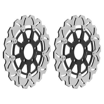 For Yamaha FZR1000 Genesis 1987-1989 / FZR1000 EXUP 1990-1995 / XJR1200 1995-1997 / XJR1300 1998 Front Rear Brake Disc Rotors