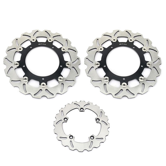 For Yamaha MT09 2014-2016 / MT09 ABS 2014-and up / Tracer 900 2015-and up / XSR900 ABS 2016-and up  Front Rear Brake Disc Rotors