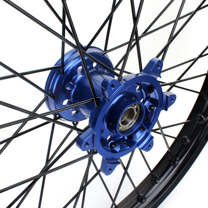 For Yamaha WR250F 2015-2019 / WR450F 2012-2018 Front Rear Spoke Wheel Rim Hub Set