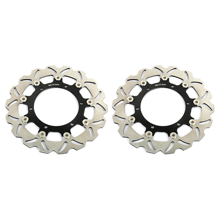 For Yamaha XV1700 Road Star Warrior  2002-2007 / XV1900 Roadliner Midnight Star 2006-2016 2pcs Front Brake Disc Rotor