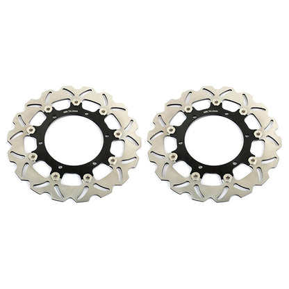 For Yamaha XV1700 Road Star Warrior  2002-2007 / XV1900 Roadliner Midnight Star 2006-2016 2pcs Front Brake Disc Rotor