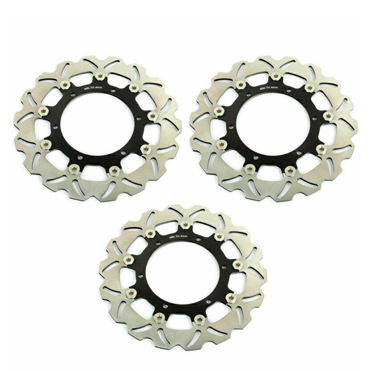 For Yamaha XVZ1200 Venture Royale 1984-1987 Front Rear Brake Disc Rotors