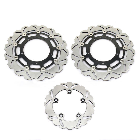 For Yamaha YZF R1 2004-2006 2015-and up / YZF R6 2017-and up Front Rear Brake Disc Rotors