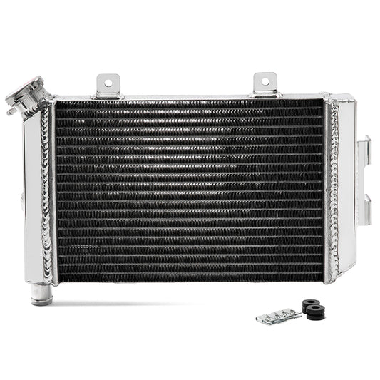 For CF MOTO 400 NK 2012-2025 650 NK/ 650 TK / 650 GT 2012-2025 26mm Core Polished Aluminum Radiator