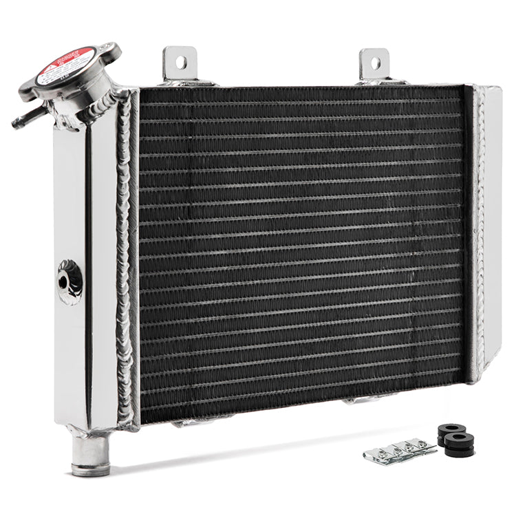 For CF MOTO 400 NK 2012-2025 650 NK/ 650 TK / 650 GT 2012-2025 26mm Core Polished Aluminum Radiator