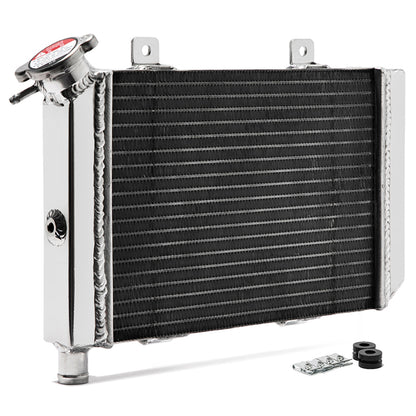 For CF MOTO 400 NK 2012-2025 650 NK/ 650 TK / 650 GT 2012-2025 26mm Core Polished Aluminum Radiator