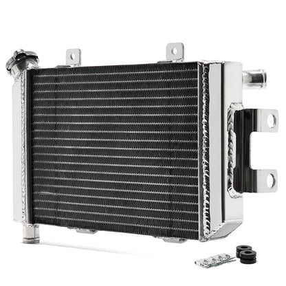 For CF MOTO 400 NK 2012-2025 650 NK/ 650 TK / 650 GT 2012-2025 26mm Core Polished Aluminum Radiator