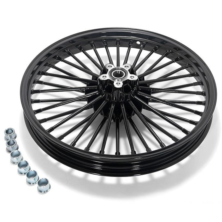 For Harley Davidson Softail Heritage / Deuce / Deluxe 21x2.15 Aluminum  Front Fat Spoke Wheel Rim
