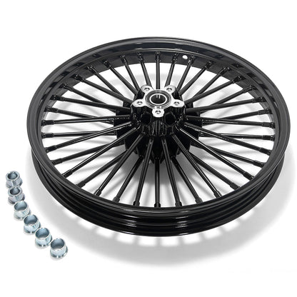 For Harley Davidson Softail Heritage / Deuce / Deluxe 21x2.15 Aluminum  Front Fat Spoke Wheel Rim