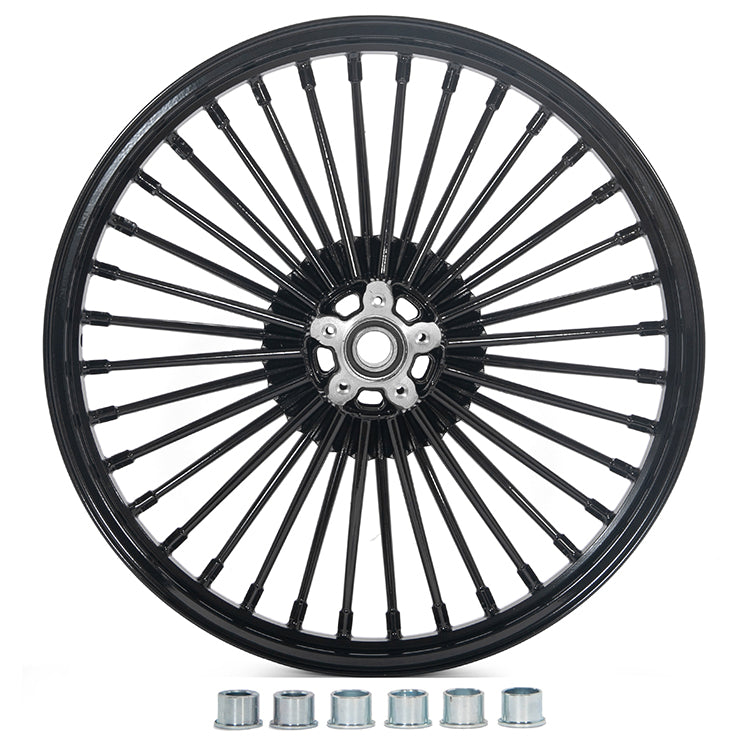 For Harley Davidson Softail Heritage / Deuce / Deluxe 21x2.15 Aluminum  Front Fat Spoke Wheel Rim