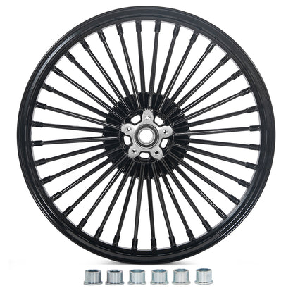For Harley Davidson Softail Heritage / Deuce / Deluxe 21x2.15 Aluminum  Front Fat Spoke Wheel Rim