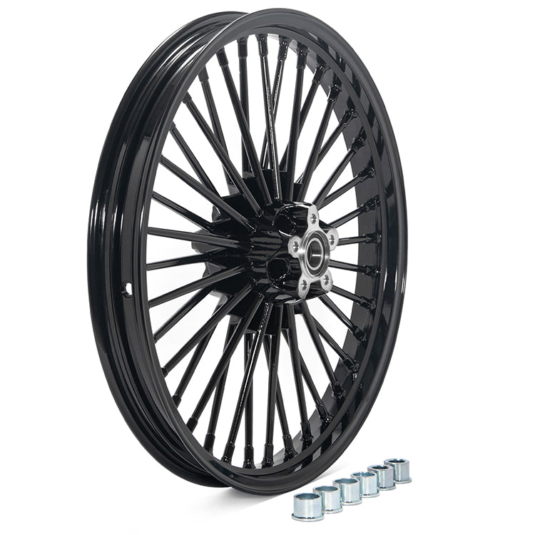 For Harley Davidson Softail Heritage / Deuce / Deluxe 21x2.15 Aluminum  Front Fat Spoke Wheel Rim