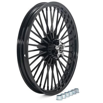 For Harley Davidson Softail Heritage / Deuce / Deluxe 21x2.15 Aluminum  Front Fat Spoke Wheel Rim