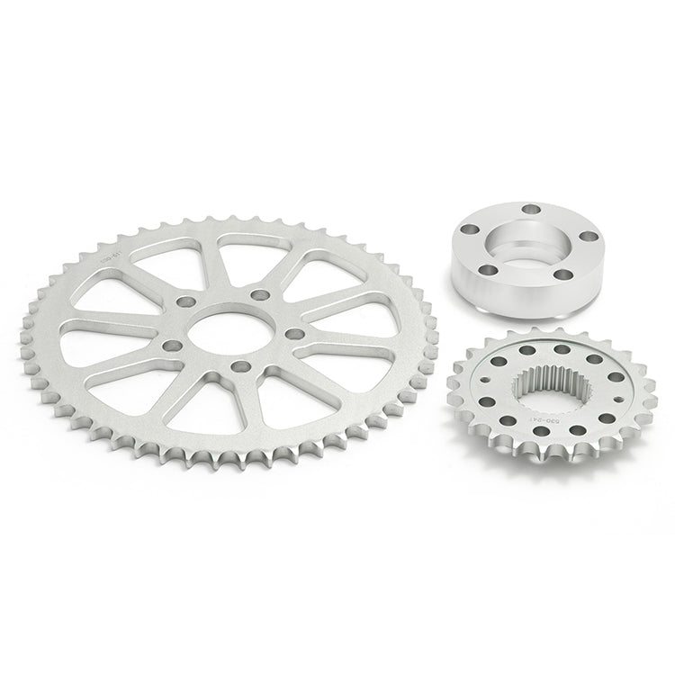 For Harley Dyna FXD Super Glide / FXDWG Wide Glide 2006-2017 / Softail 2008-up / Dyna 2018-up Sprocket Conversion Kit & Chain