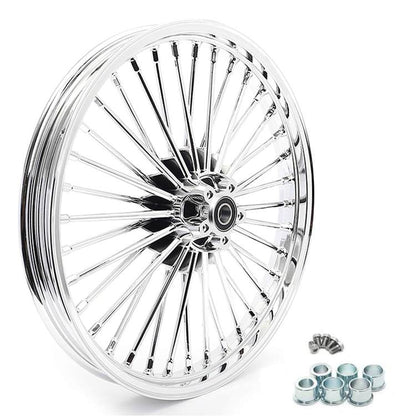 For Harley Dyna Super Glide Low Rider Wide Glide Fat Bob Street Bob Switchback Front Rear Dual Disc Fat Spoke Wheel