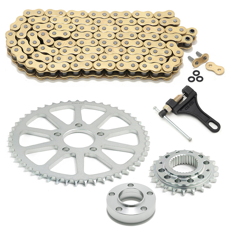For Harley Davidson Softail / Dyna 2018-up Chain Drive Sprocket Conversion Kit
