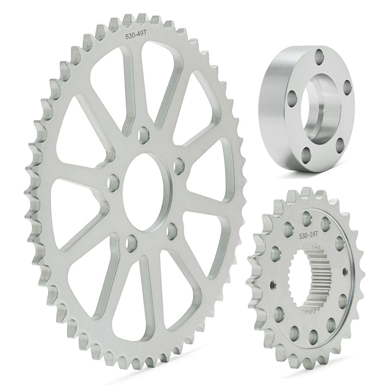 For Harley Davidson Softail / Dyna 2018-up Chain Drive Sprocket Conversion Kit