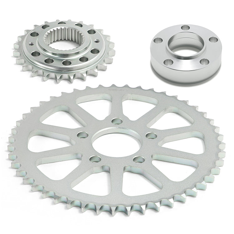 For Harley Davidson Softail FL FX 2000-2006 Chain Drive Sprocket Conversion Kit