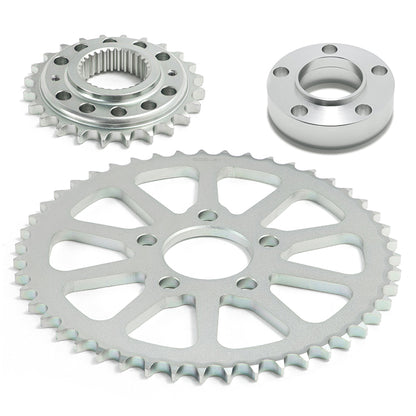 For Harley Davidson Softail FL FX 2000-2006 Chain Drive Sprocket Conversion Kit