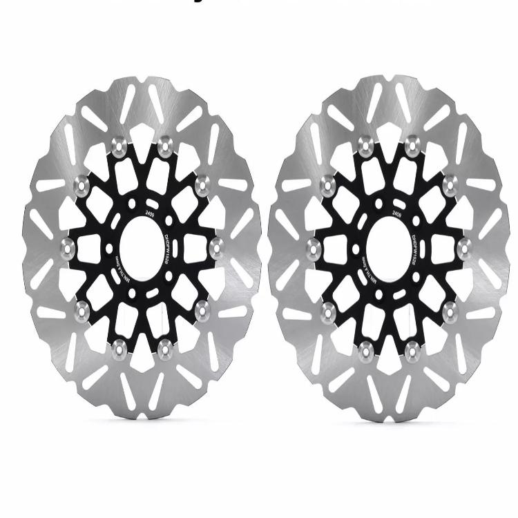 For Harley Trike FLHTCUTG Tri Glide Ultra Classic 2009-2013 / FLHXXX Street Glide 2010-2011 2pcs 11.8" Front Brake Disc Rotors
