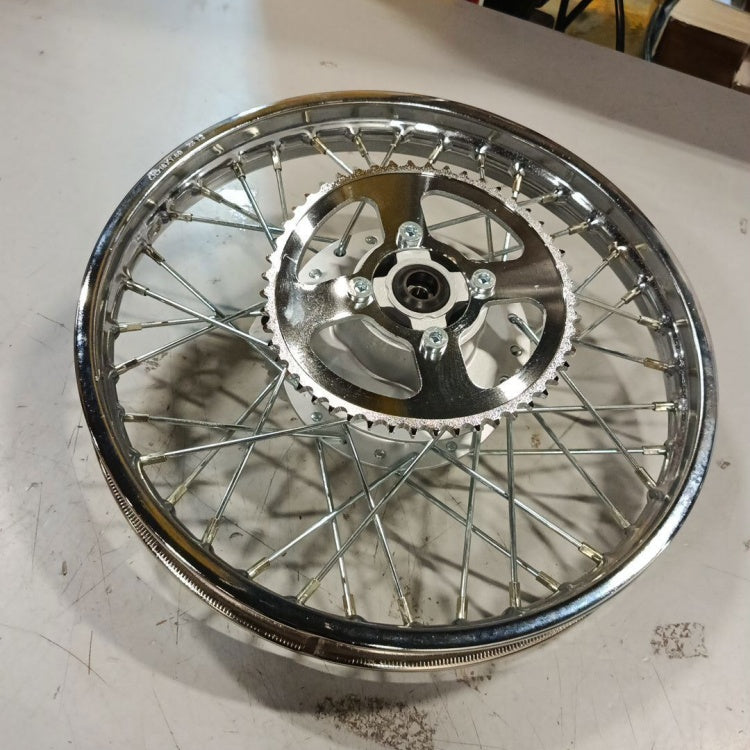 For Honda CRF100F 2004-2013 / XR100R 1985-2004 Returned 16" Rear Spoke Wheel With Brakes & Sprocket