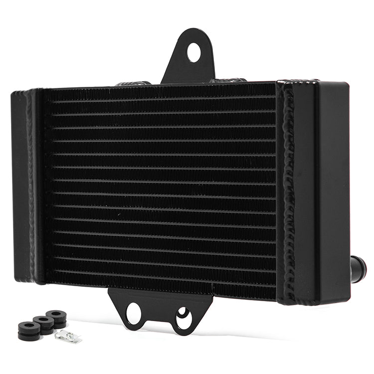 For Honda VTR 250 1998-2008 Black TIG-Welded Aluminum Water Cooling Radiator