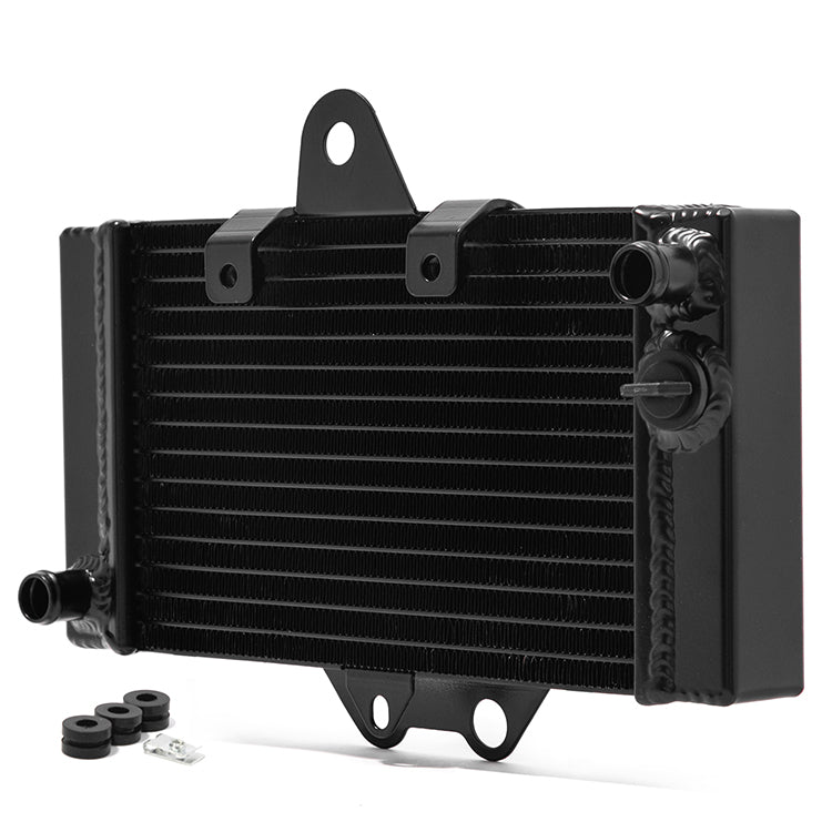For Honda VTR 250 1998-2008 Black TIG-Welded Aluminum Water Cooling Radiator