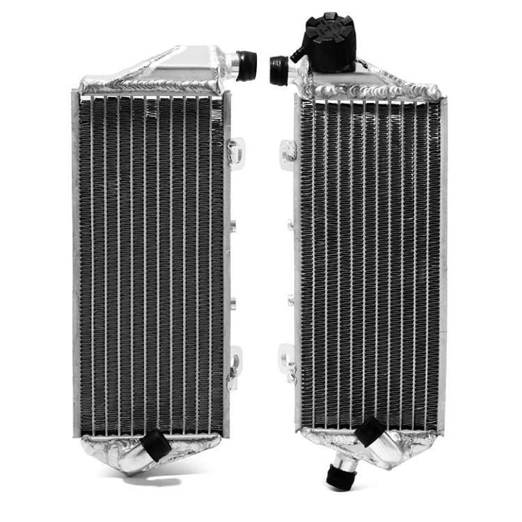 For KTM 125 150 250 SX 250 350 450 SX-F 2023-2025 / 250 350 450 500 EXC-F 2024-2025 Aluminum Dirt Bike Radiator