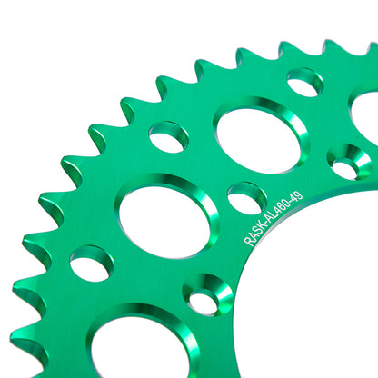 For Kawasaki KX250 1992-2005 / KX250F 2006-2017 / KX450 2019-2020 / KX450F 2006-2018 49T Aluminum Rear Sprocket