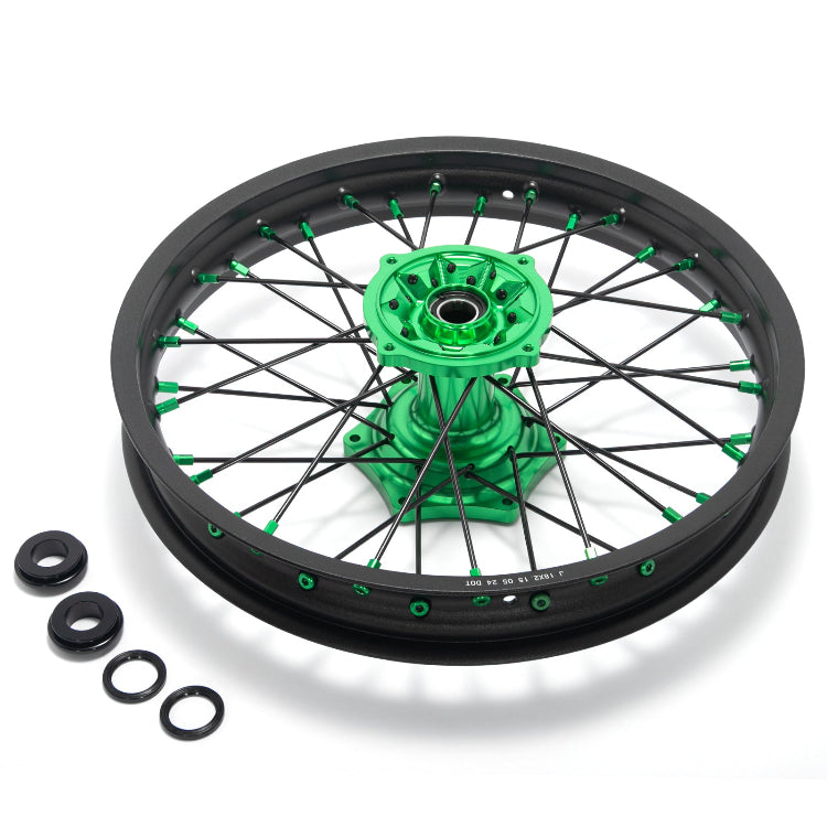 For Kawasaki KX250F KX450F 2006-2018 / KX250 2006-2013 2019-2020 / KX125 2006-2013 Aluminum 21" 17"Front & 17" / 18" / 19" Rear Wheel Rim Hub Sets