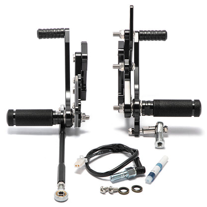 For Kawasaki Ninja ZX-6R 1999-2002 Rear Set Adjustable Footpegs