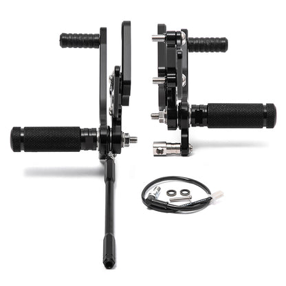 For Kawasaki ZX-6R 2005-2008 Rear Set Adjustable Rearsets Footpegs