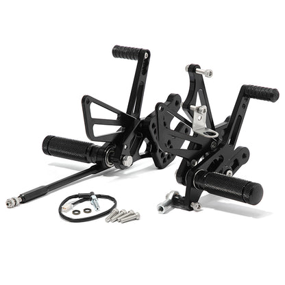 For Suzuki GSX-R 1000 / GSXR1000 2007-2008 CNC Billet Aluminum Adjustable Rearsets Kit