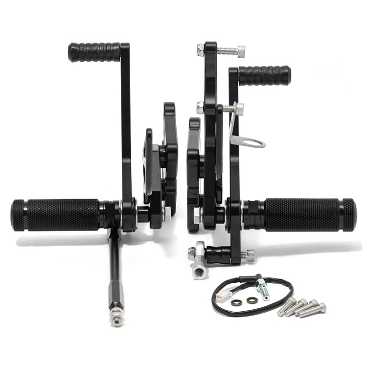For Suzuki GSX-R 1000 / GSXR1000 2007-2008 CNC Billet Aluminum Adjustable Rearsets Kit