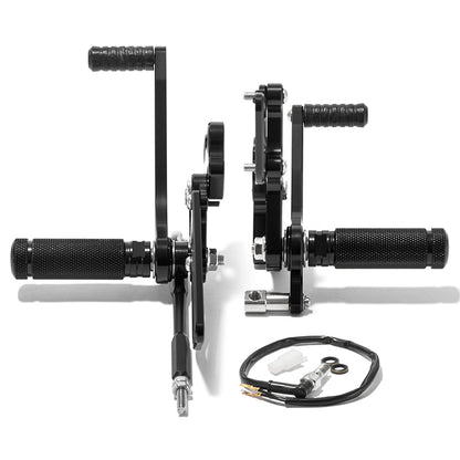 For Suzuki GSXR1000 00-04 / GSXR600 GSXR750 00-05 / SV650 SV650S 99-02 Adjustable CNC Rearsets Footpegs