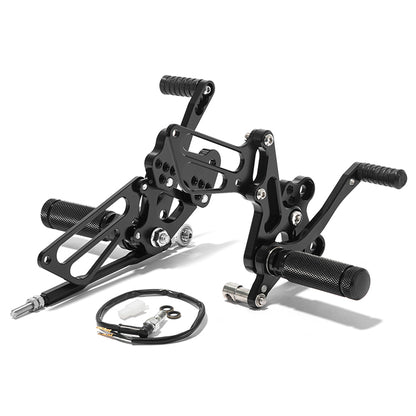 For Suzuki GSXR1000 00-04 / GSXR600 GSXR750 00-05 / SV650 SV650S 99-02 Adjustable CNC Rearsets Footpegs