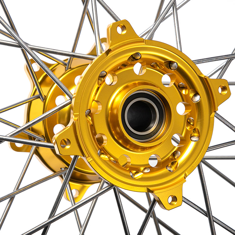 For Suzuki RMZ250 2007-2024 / RMZ450 2005-2024 21" 17" Front 19" 17" Rear Wheel Rim Hub Sets