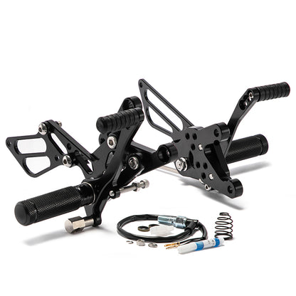 For Yamaha YZF-R3 / MT-03 2015-2024 CNC Rear Set Adjustable Foot Pegs