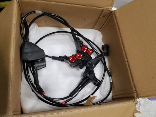 Returned Front Rear Brake Lever Caliper Master Cylinder Kit for Talaria Sting MX5 Pro / Altis Sigma / Sigma MX