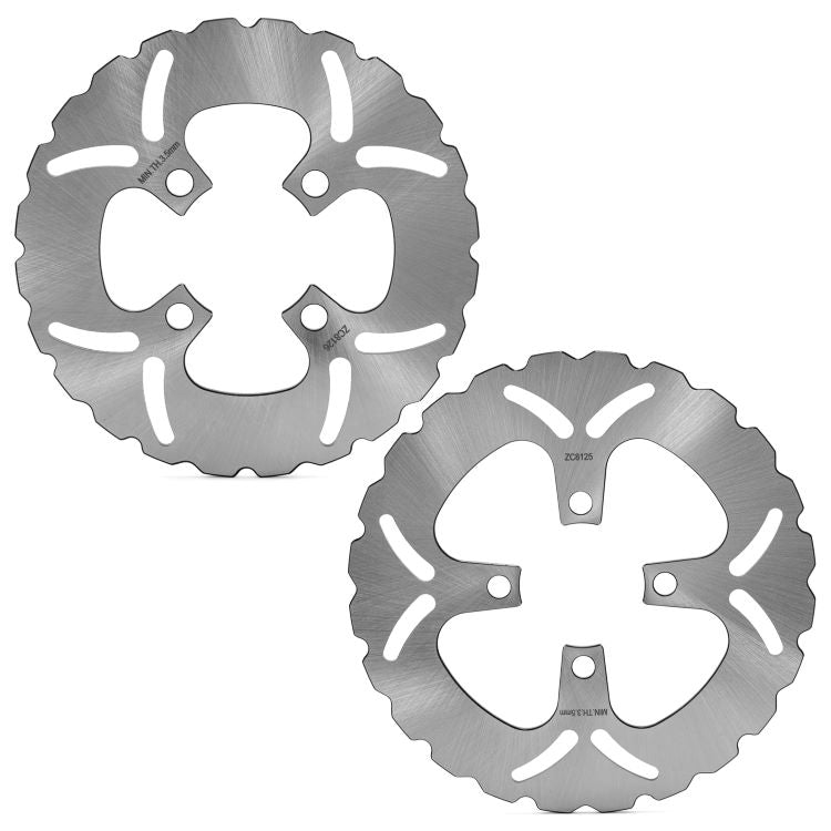 Front Rear Brake Rotors Pads for Honda Grom MSX 125 2013-2020 / Monkey 125 2019-2024