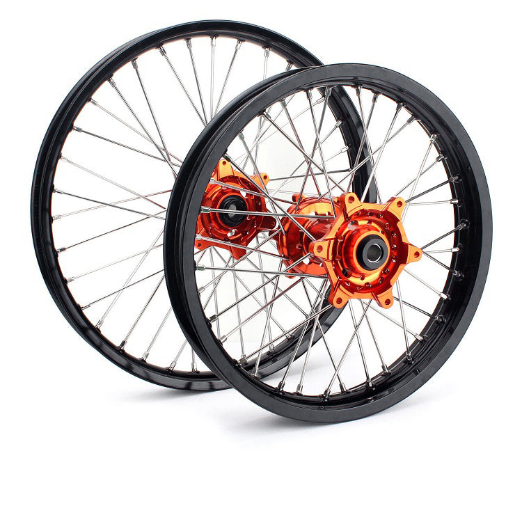 Front Rear Spoke Wheel Rim Hub Set for Stark Varg Alpha 80HP / (Standard) 60HP All