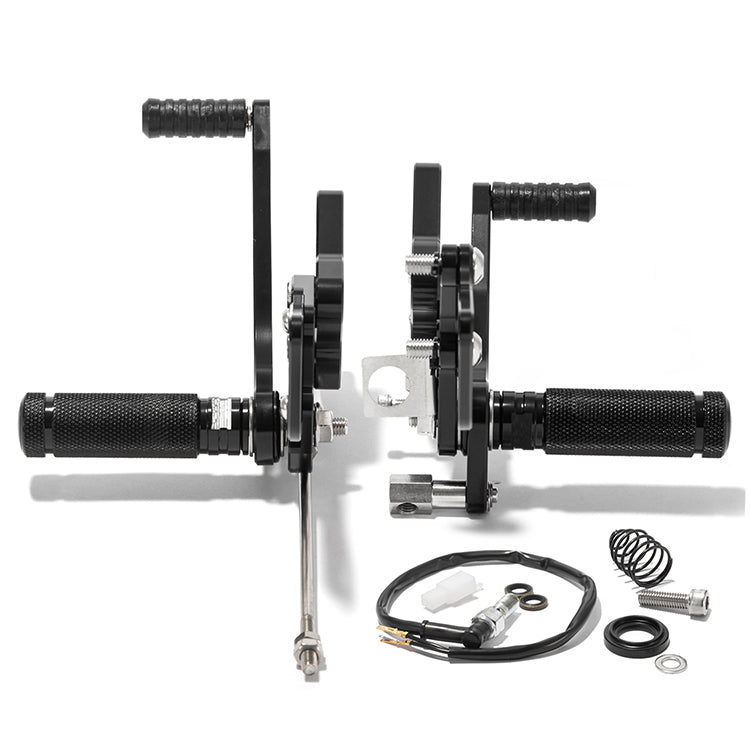 For Yamaha YZF-R3 / MT-03 2015-2024 CNC Rear Set Adjustable Foot Pegs