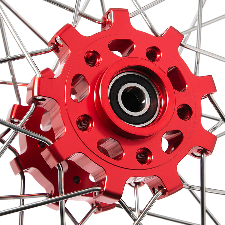 19" 17" Front 18" 17" 16" Rear Aluminum Spoke Wheel Rim Hub Sets for Talaria Sting MX5 Pro