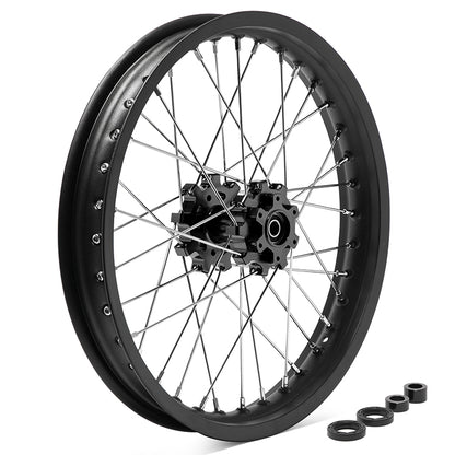 19" 17" Front 18" 17" 16" Rear Aluminum Spoke Wheel Rim Hub Sets for Talaria Sting MX5 Pro