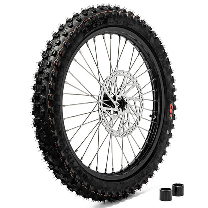 19×1.4 Front Wheel Rim Hub Tire & Rotor Set for Surron Light Bee X S / Talaria Sting MX3 / R MX4 / Segway X160 X260