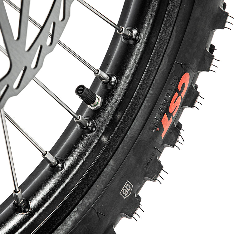 19×1.4 Front Wheel Rim Hub Tire & Rotor Set for Surron Light Bee X S / Talaria Sting MX3 / R MX4 / Segway X160 X260