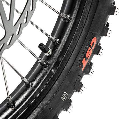 19×1.4 Front Wheel Rim Hub Tire & Rotor Set for Surron Light Bee X S / Talaria Sting MX3 / R MX4 / Segway X160 X260