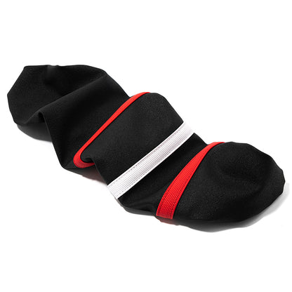 MX Ribbed Non-Slip Seat Cover for Surron Light Bee 2 (Black/Red/White)