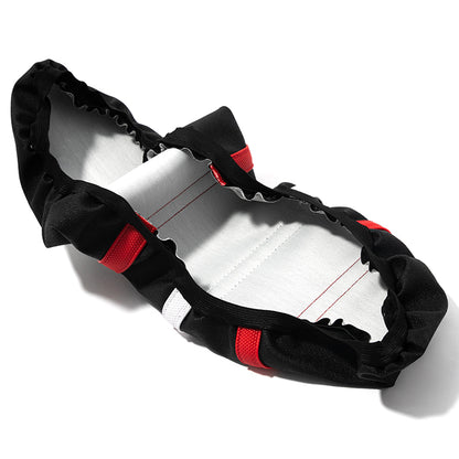 MX Ribbed Non-Slip Seat Cover for Surron Light Bee 2 (Black/Red/White)