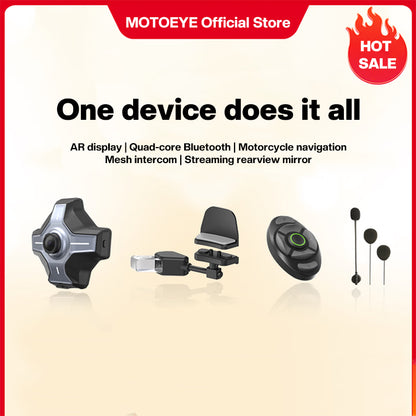 Motorcycle M6 Headphones and HUD Head-up Display Bluetooth Navigation